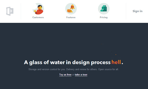 flat web designs